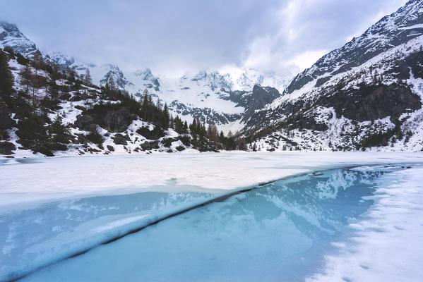 Aviolo lake in Adamello park, Brescia province, Lombardy, Italy.