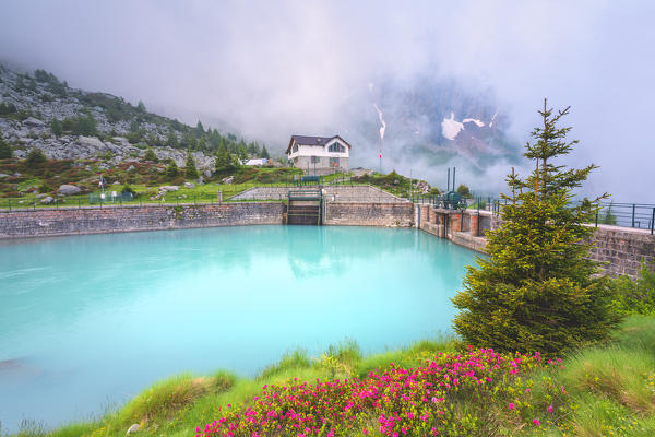 Adame Valley in Adamello park, Lombardy district, Brescia province, Italy.