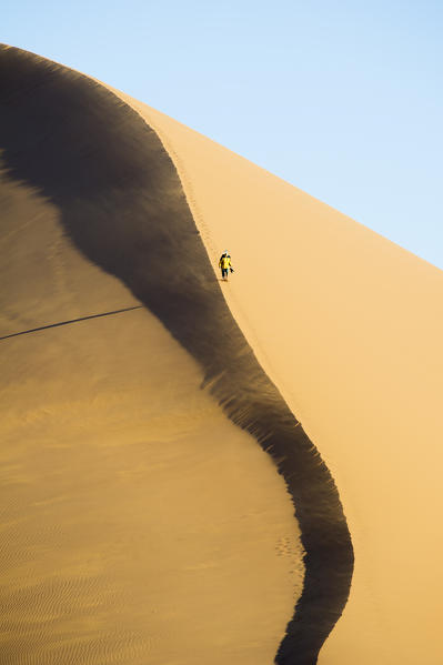 Sossusvlei, Namib desert, Namibia, Africa. High sand dunes.