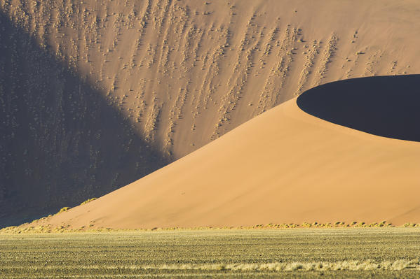 Sossusvlei, Namib desert, Namibia, Africa. High sand dunes.