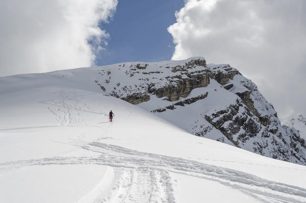 Nuvolau mount, Cortina d'Ampezzo, Dolomiti, Dolomites, Veneto, Italy. Nuvolau mount
