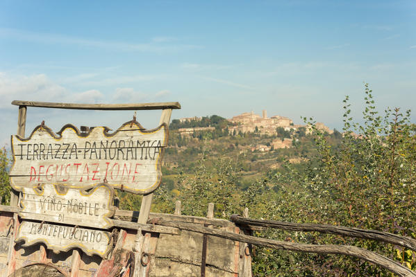 Montepulciano, Tuscany, Italy, Europe.
