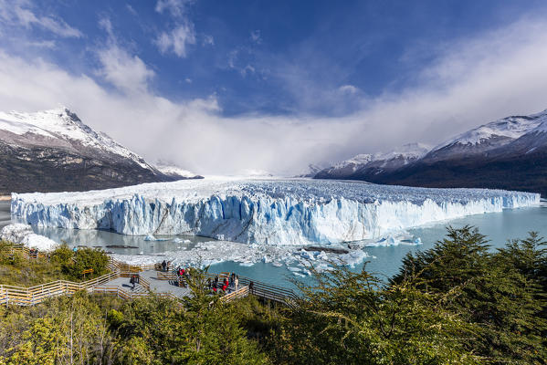Argentina, Patagonia, Santa Cruz Province, Los Glaciares National Park,all the grandeur of the Perito Moreno glacier