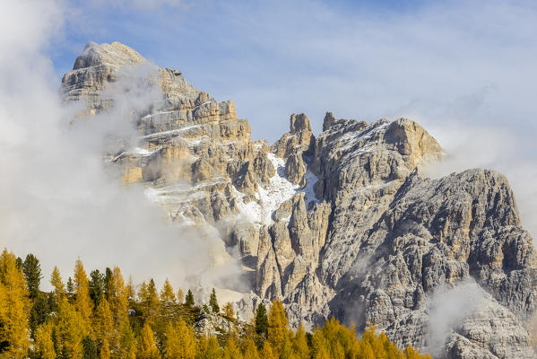 Italy,Veneto,Belluno district,Boite valley,the top of the Tofana di Mezzo