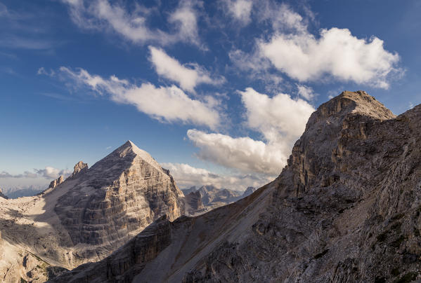 Mount Tofana di Rozes from the north west side,Cortina d'Ampezzo,Belluno district,Veneto,Italy,Europe