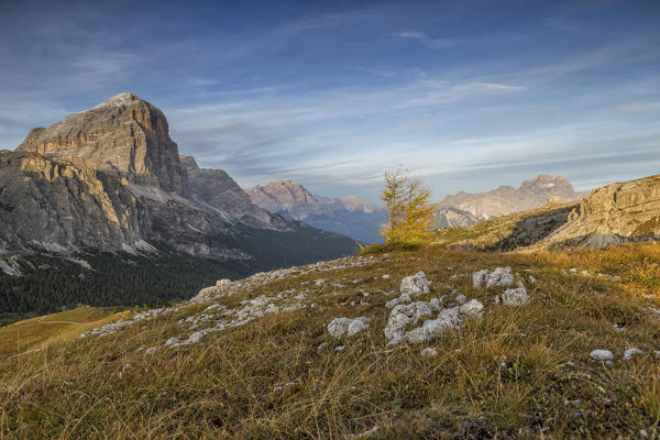 Group of Tofane,Mount Cristallo and Group of Sorapis,Cortina d'Ampezzo,Belluno district,Veneto,Italy,Europe