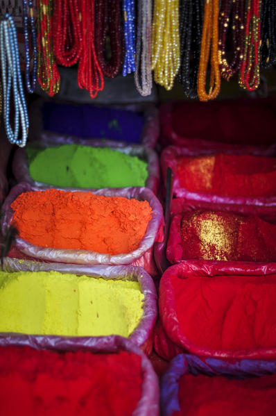 Colors powder for offers,Pashupatinath,Kathmandu, Nepal, Asia