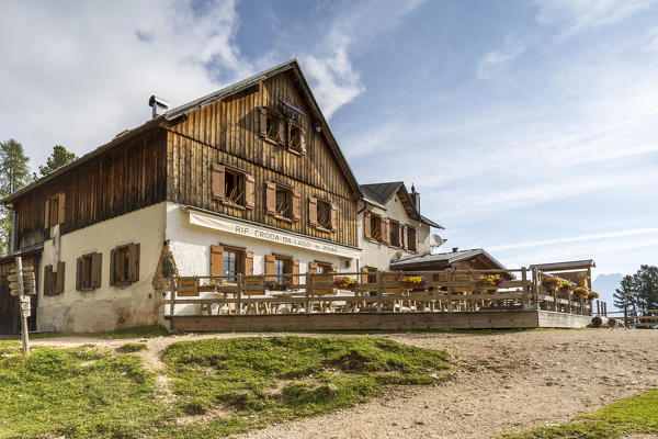 Croda da Lago refuge,Cortina d'Ampezzo,Belluno district,Veneto,Italy