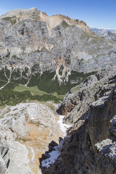 Mount Col Becchei and Valley of Fanes,Cortina d'Ampezzo,Belluno district,Veneto,Italy