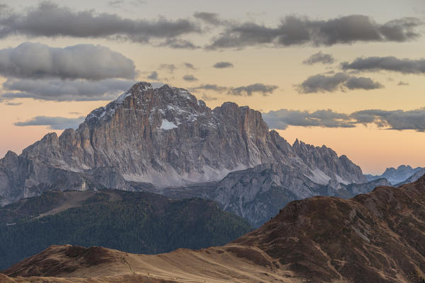 The famous north wall of mount Civetta,Alleghe,Belluno district, Veneto, Italy, Europe