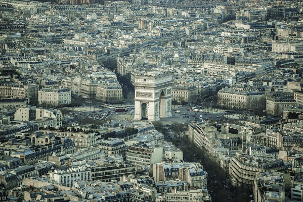 The Arc de Triomphe, Paris, France