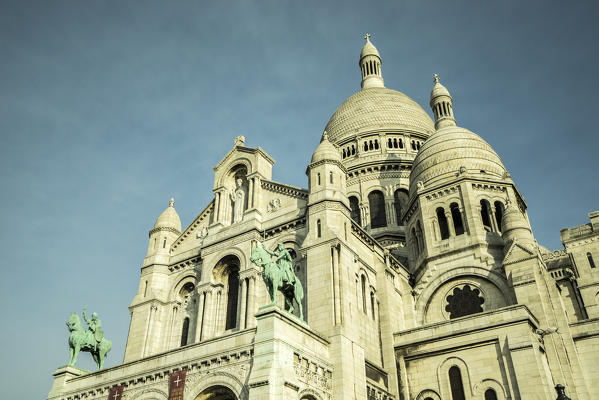 View on basilica of the Sacre Couer, Paris, France
