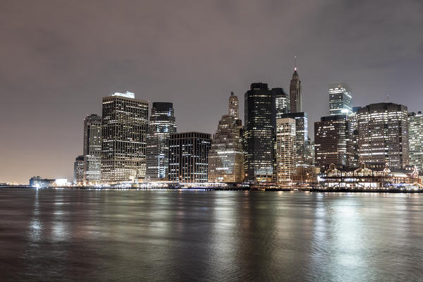 USA, New York City, Downtown Financial district of Manhattan
