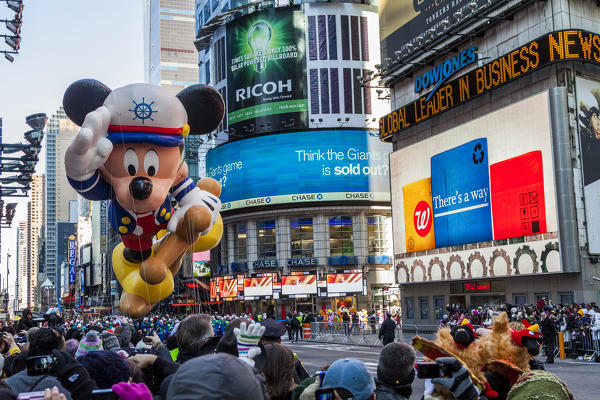 USA, New York, Manhattan, thanksgiving Parade in New York City