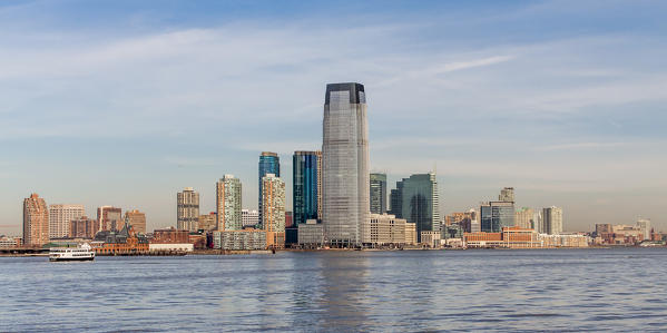 Downtown Manhattan across the Hudson River, New York, Manhattan, United States of America