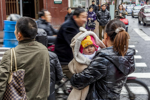 China, Shanghai. street scene