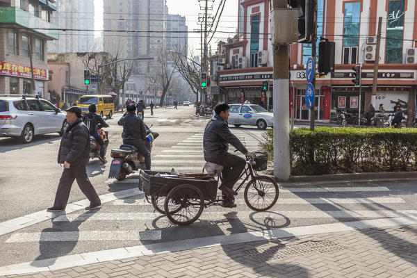 China, Shanghai. street scene