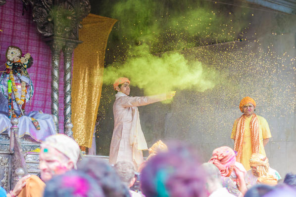 Asia, India, Uttar Pradesh, Nandgaon,  Holi festival of Colors