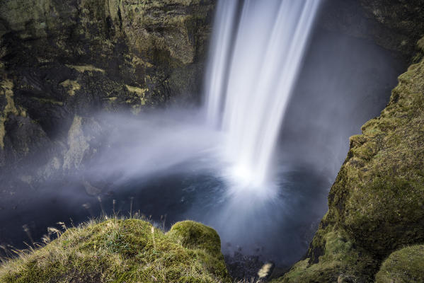 Skogafoss waterfall, Skogar, Gardabaer, Capital Region, Iceland, Europe
