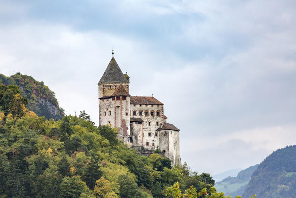 Trstburg, Castelforte, Ponte Gardena, Val d'Isarco, Bolzano, Trentino Alto Adige - Sudtirol, Italy, Europe.