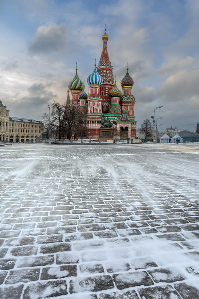 Russia, Moscow, Red Square, St. Basil's Cathedral