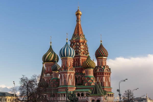 Russia, Moscow, Red Square, Kremlin, St. Basil's Cathedral