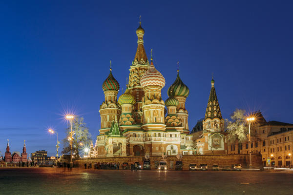 Russia, Moscow, Red Square, Kremlin, St. Basil's Cathedral