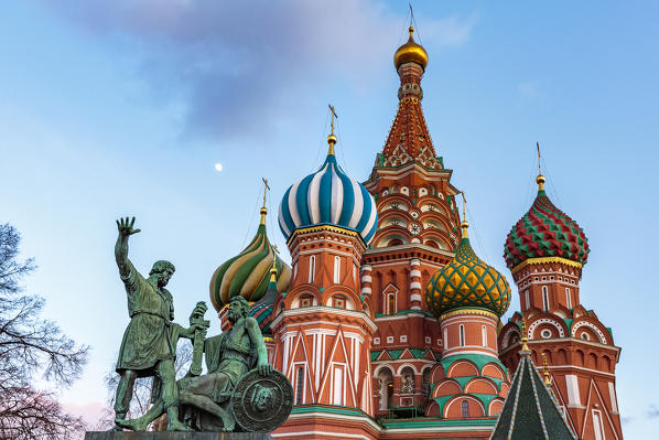 Russia, Moscow, Red Square, Kremlin, St. Basil's Cathedral