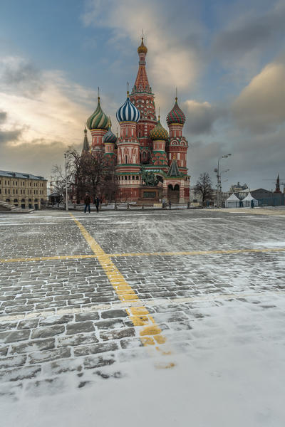 Russia, Moscow, Red Square, St. Basil's Cathedral