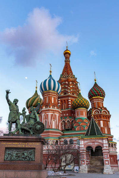 Russia, Moscow, Red Square, Kremlin, St. Basil's Cathedral