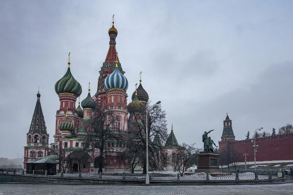 Russia, Moscow, Red Square, St. Basil's Cathedral