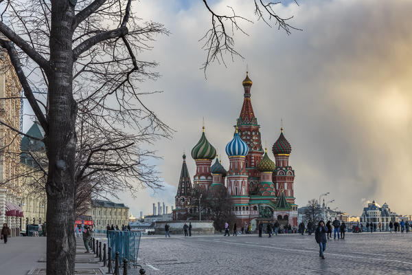 Russia, Moscow, Red Square, Kremlin, St. Basil's Cathedral