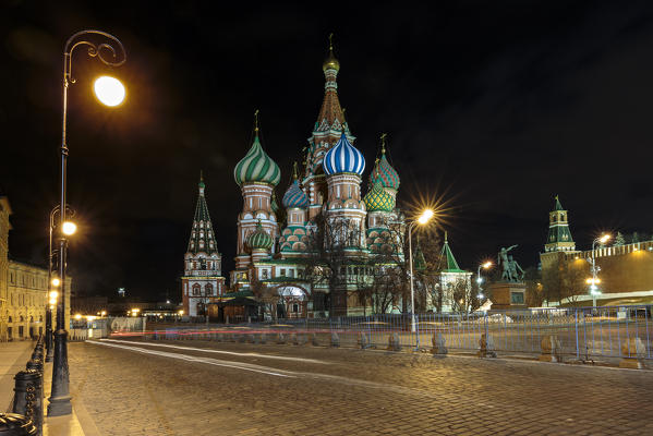 Russia, Moscow, Red Square, St. Basil's Cathedral