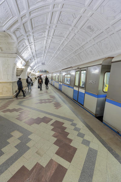 Russia, Moscow, Belorusskaya Metro