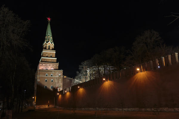 Russia, Moscow, Red Square, Borovitskaya Tower