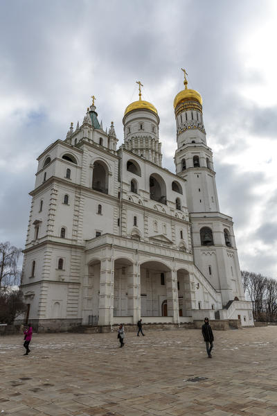 Russia, Moscow, Ivan the Great Bell Tower in the Moscow Kremlin