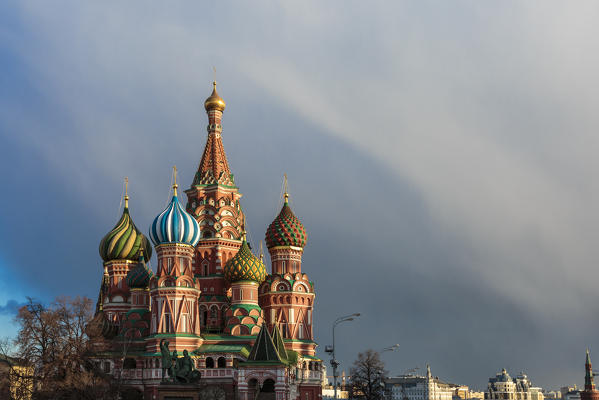 Russia, Moscow, Red Square, Kremlin, St. Basil's Cathedral