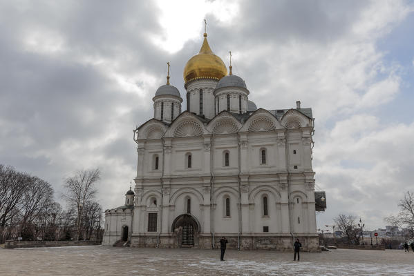 Russia, Moscow, Cathedral of the Archangel in the Moscow Kremlin