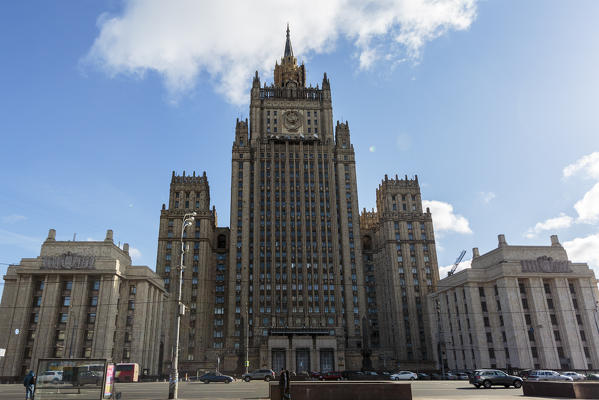 Russia, Moscow, Ministry of Foreign Affairs building