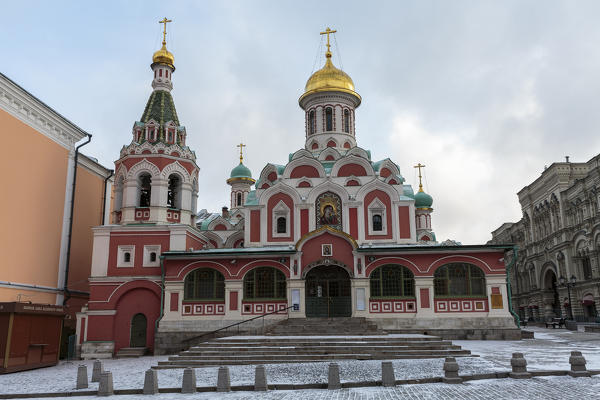 Russia, Moscow, Red Square, Kazan Cathedral