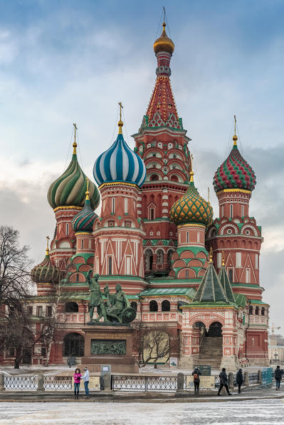 Russia, Moscow, Red Square, St. Basil's Cathedral