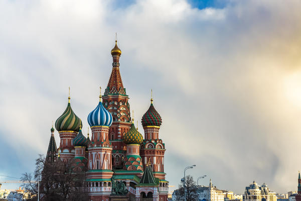 Russia, Moscow, Red Square, Kremlin, St. Basil's Cathedral