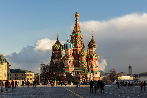 Russia, Moscow, Red Square, Kremlin, St. Basil's Cathedral