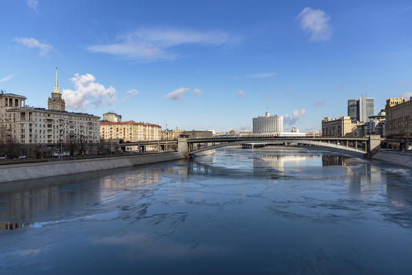 Russia, Moscow, the Moskva river