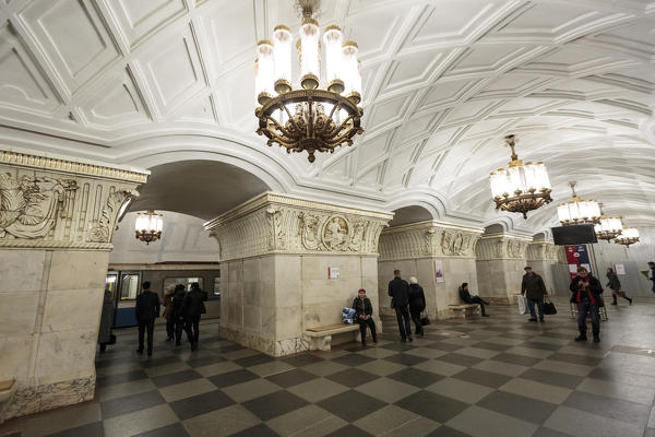 Russia, Moscow,Prospekt Mira Metro