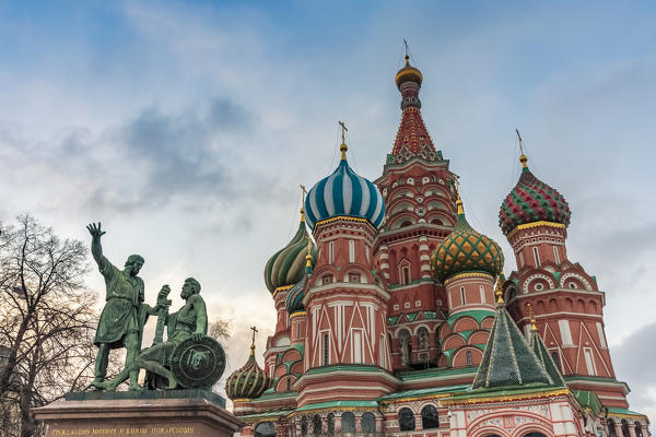 Russia, Moscow, Red Square, St. Basil's Cathedral