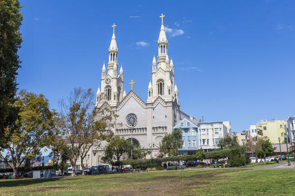 Saints Peter and Paul Church, San Franisco, Marin County, California, USA.