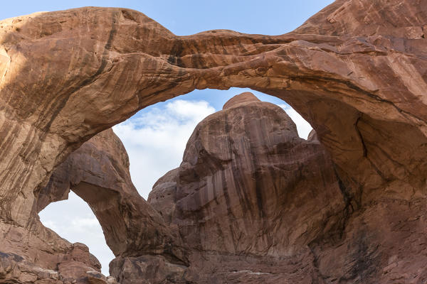 Double Arch, Arches National Park, Moab, Grand County, Utah, USA.