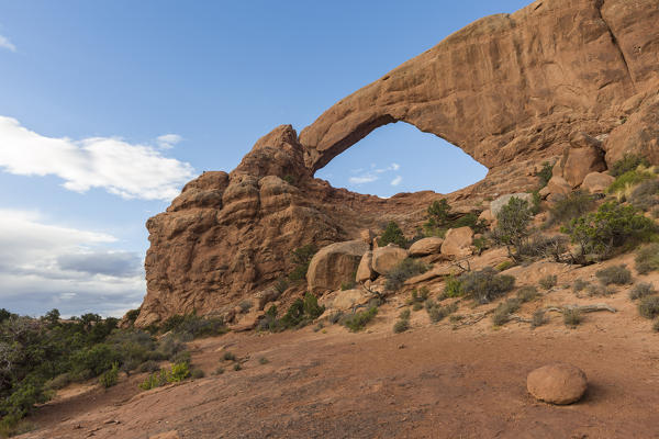 South Window, Arches National Park, Moab, Grand County, Utah, USA.