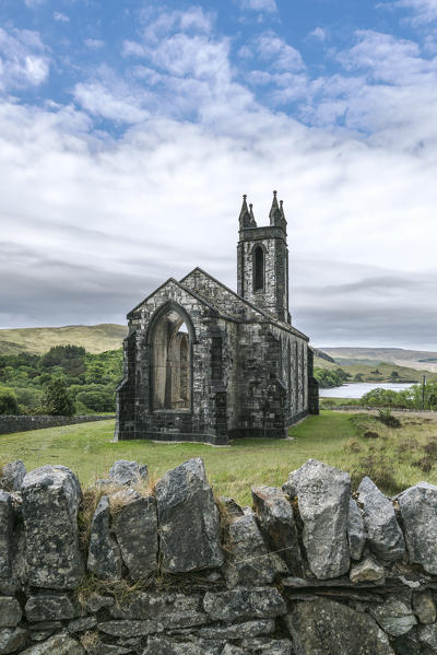 Old Church of Dunlewey. Co. Donegal, Ireland.